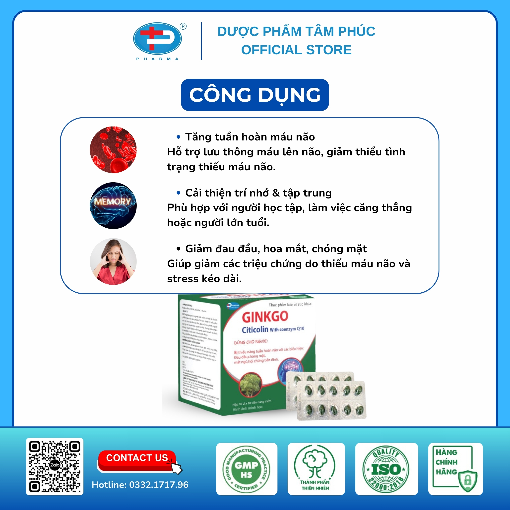 SP - GINKGO CITICOLIN - CD